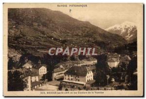 Old Postcard Brides Les Bains and the Glacier de la Vanoise Savoie Picturesque