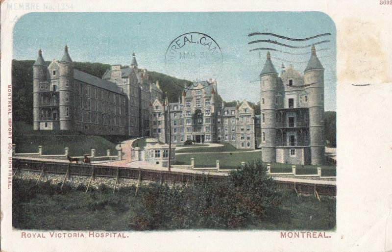 B77382 montreal royal victoria hospital   canada scan front/back image