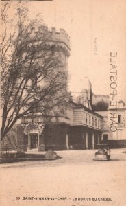 Vintage Postcard 1910's Donjon du château de Saint-Aignan-sur-Cher France