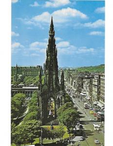 Scott Monument on Princes Street Edinburgh  Scotland UK