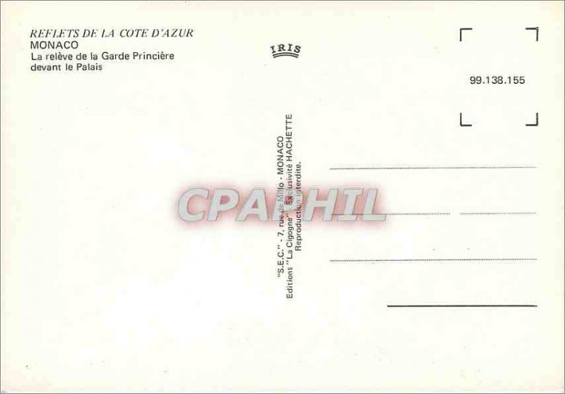 Postcard Modern REFLECTIONS OF THE FRENCH RIVIERA MONACO The rel�ve the fro...