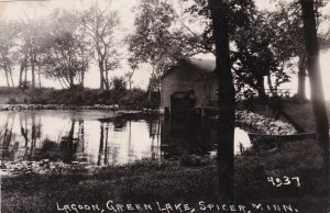 Minnesota Spicer Green Lake The Lagoon Real Photo