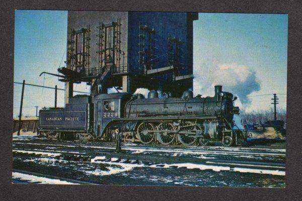 PQ Canadian Pacific Railroad Train 2229  Montreal Postcard Carte Postale Quebec