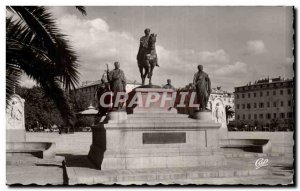 Modern Postcard Corsica Ajaccio Corsica Monument of Napoleon and his four bro...