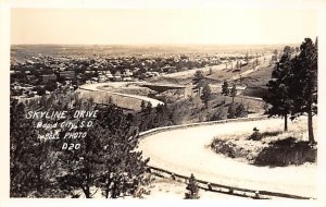 Skyline Drive real photo Rapid City SD