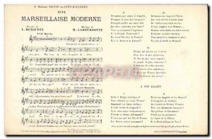 Old Postcard Marseillaise Modern Renaudin Labourbette