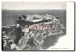 Old Postcard Monaco Rocher