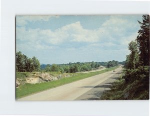 Postcard New York State Thruway Looking South, New York