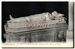 Old Postcard Dreux Chapelle Saint Louis Tomb Duke & # 39Aumale Dubois