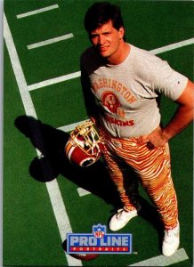 1991 Pro Line Football Card Brad Edwards Washington Redskins sk 21427