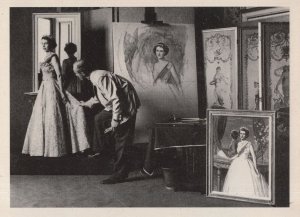 The Tailor Dress Maker Of Queen Elizabeth II Real Photo Postcard