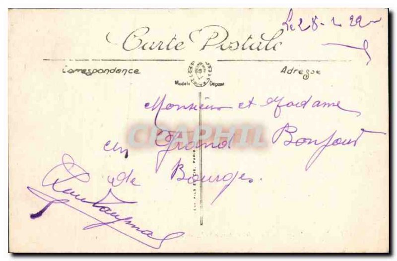 Old Postcard Bourges La Cathedrale southern part