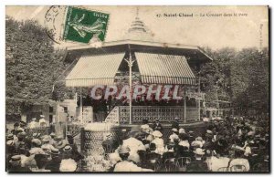 Postcard Old Saint Cloud Concert in the Park Kiosk