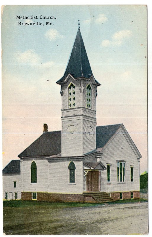 Brownville, Me, Methodist Church