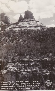 Arizona Oak Creek Scenic Highway Mantle Rock and Red Point Real Photo