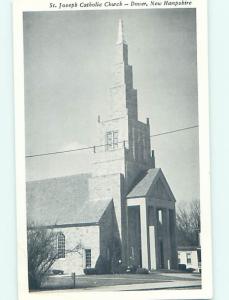 Unused Pre-1980 CHURCH SCENE Dover New Hampshire NH hs7080