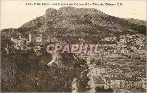 Old Postcard Monaco The Prince's Palace and the Dog Tete