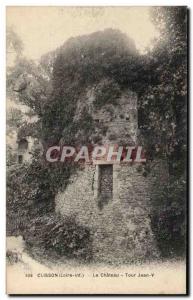 Old Postcard Clisson Chateau Tour John V