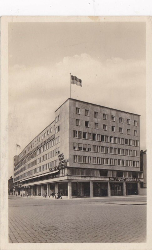 Germany Stuttgart Hotel Graf Zeppelin 1946 Real Photo sk4189