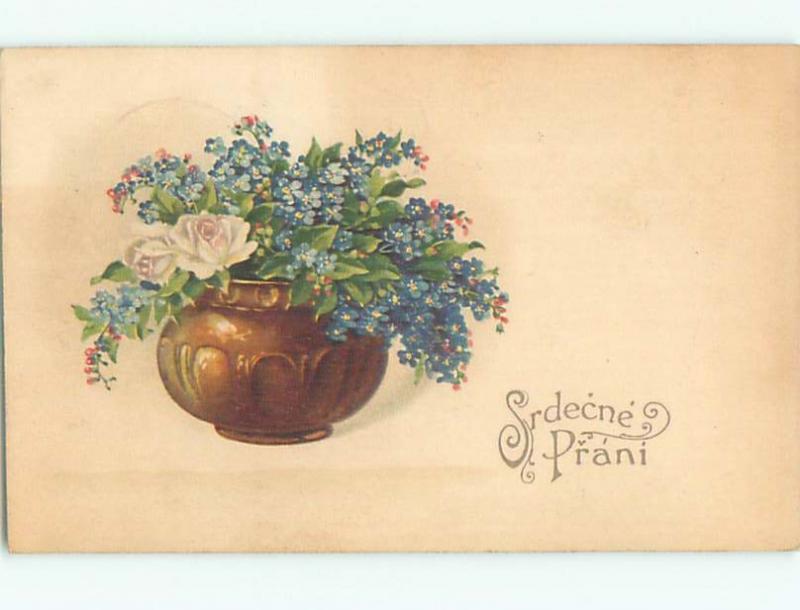 Divided-Back BEAUTIFUL FLOWERS SCENE Great Postcard AA2945