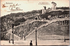 Hungary Budapest St. Gerhardus-Denkmal Vintage Postcard C211