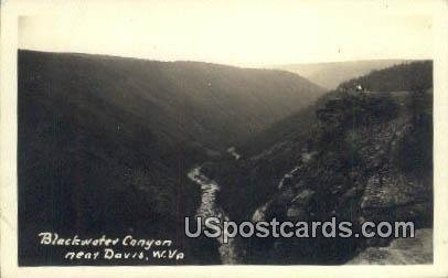 Real Photo - Blackwater Canyon - Davis, West Virginia