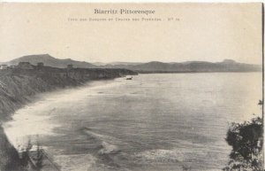 France Postcard - Biarritz Pittoresque - Cote Des Easques Et Chaine -  TZ12220