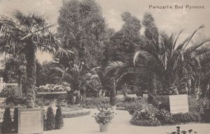 Bad Pyrmont Parkpartie Beautiful German Park Trees Old Postcard