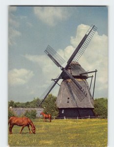 Postcard Maderup Mølle, Den Fynske Landsby, Odense, Denmark