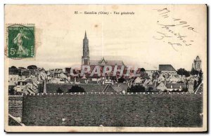 Old Postcard Senlis (Oise) General view