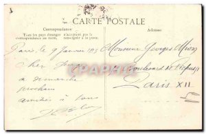 Old Postcard Paris Arc de Triomphe