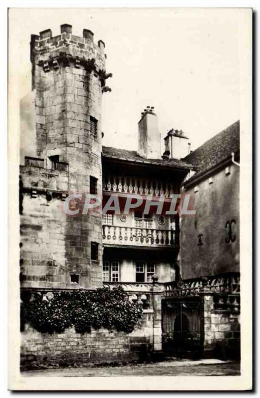 Old Postcard Haute Saone Jolie Luxeuil Bains House and Tower Bailly
