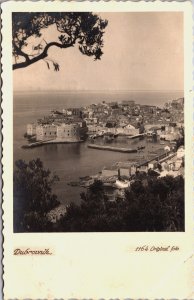 Croatia Dubrovnik Vintage RPPC C050