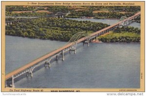 Maryland New Susquehanna River Bridge Between Havre de Grace and Perryville 1...