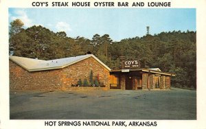 Hot Springs National Park, AR Arkansas  COY'S STEAK HOUSE~Coy Theobalt  ROADSIDE