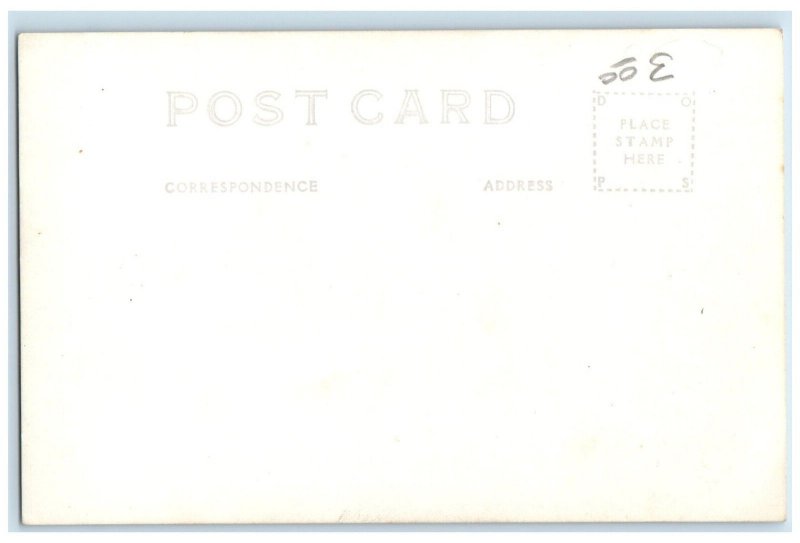 c1940's US Government Locks Seattle Washington WA Vintage RPPC Photo Postcard