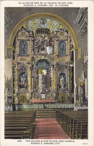 Panama City Golden Altar In San Jose Church Avenue A