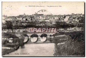 Postcard View Thouars Old City Generale