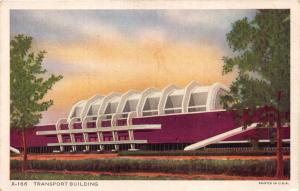 CHICAGO CENTURY OF PROGRESS EXPOSITION~TRANSPORT TRAVEL BUILDING~POSTCARD c1934