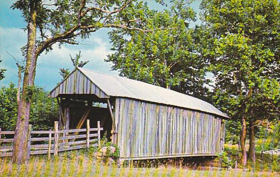 Bay Covered Bridge #5 Over Little Raccoon Creek Hamden Ohio