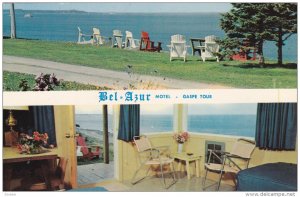 2 View, Bel=Azur Motel, Gaspe Tour, Gaspe, Quebec, Canada, 40-60´s