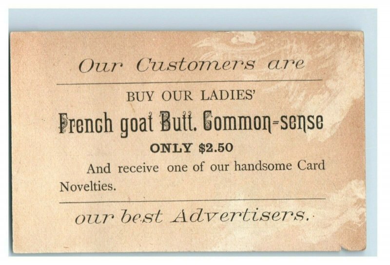 1880's 90's French Goat Butt Common Sense Pearson's Trade Cards P96
