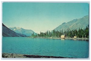 c1960's Kathleen Lake Haines Junction Yukon Canada Territory Vintage Postcard