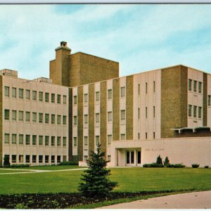 c1960s Waverly, IA Becker Hall of Science Wartburg College Chrome Photo A144