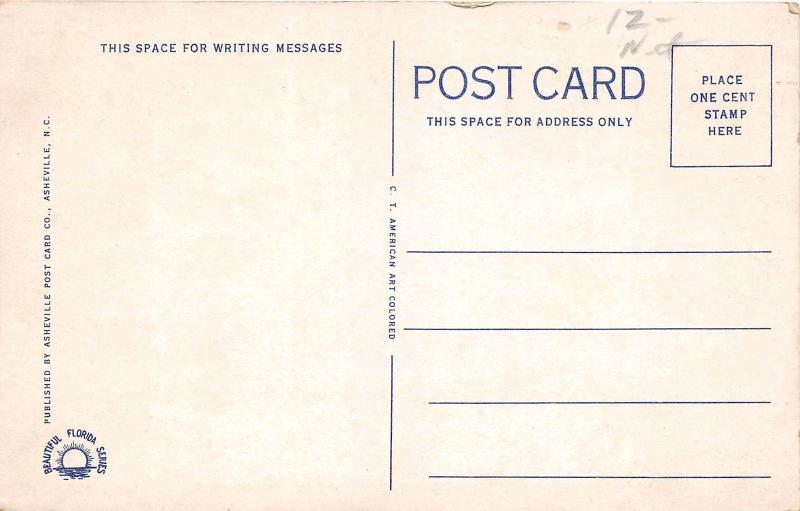 B89/ Mount Dora Florida Fl Postcard c1920 Community Building