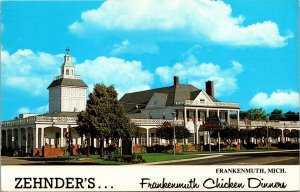 Vtg Frankenmuth Michigan MI Zehnder's Chicken Dinner Restaurant 1980s Postcard