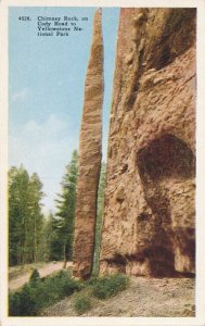 Yellowstone National Park WY, Wyoming - Chimney Rock on Cody Road - WB