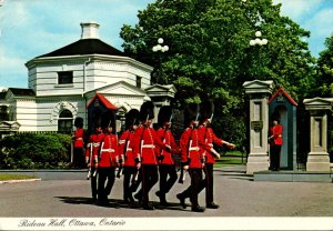 Canada Ottawa Rideau Hall Changing The Guard 1984