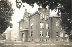 RPPC of Public School Dodgeville Wisconsin WI