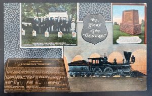 Mint USA Picture Postcard Civil War The Story On The General National Cemetery